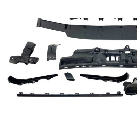 Rear Diffuser Mercedes GLC X253 COUPE 2020+ Look GLC63 Black