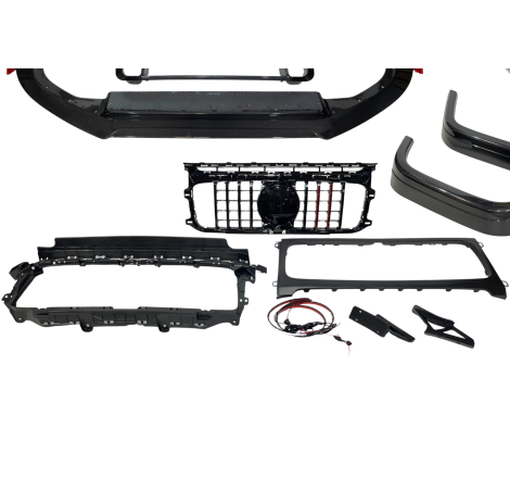 Kit Estetici Mercedes W464 Look Rocket 900 Carbonio