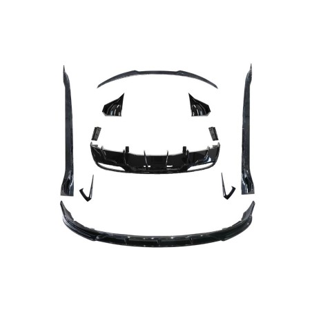 Kit De Carrocería Tesla Model 3 LCI 2024+ Look Fast Negro Brillante