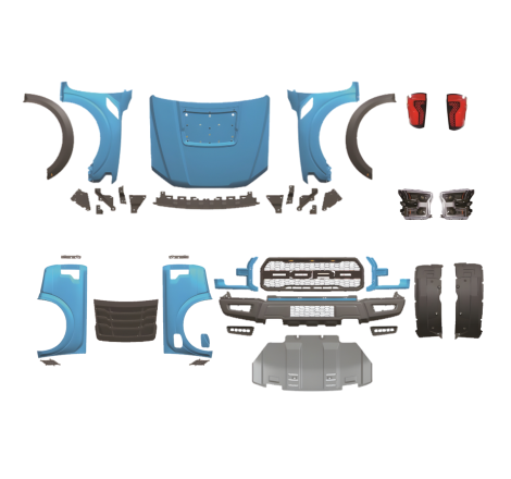 Kit De Carrocería Ford Ranger 2012-2021 Look F150