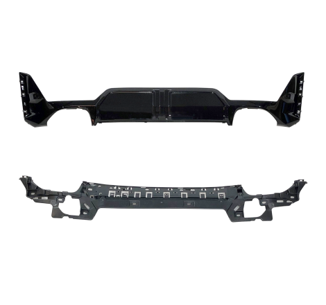 Difusor Trasero BMW G20 / G21 LCI Look M Performance Brillante Negro