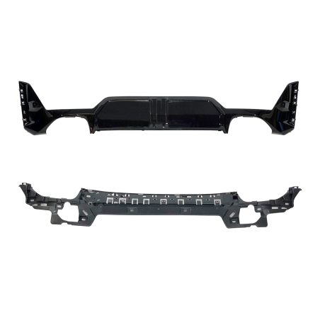 Difusor Trasero BMW G20 / G21 LCI Look M Performance Brillante Negro