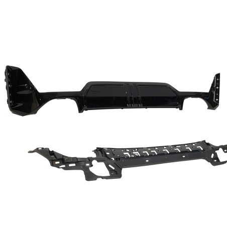 Difusor Trasero BMW G20 / G21 LCI Look M Performance Brillante Negro