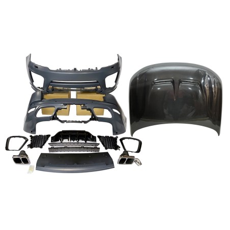 Kit Estetici Range Rover Sport L494 Facelift 2018+ Look SVR Cofano