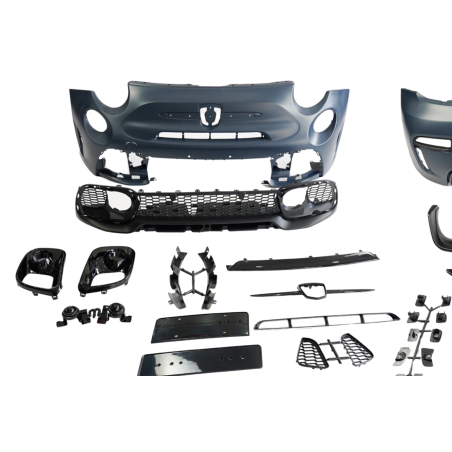 Kit Estetici Fiat 500 2016-2024 Look ABARTH