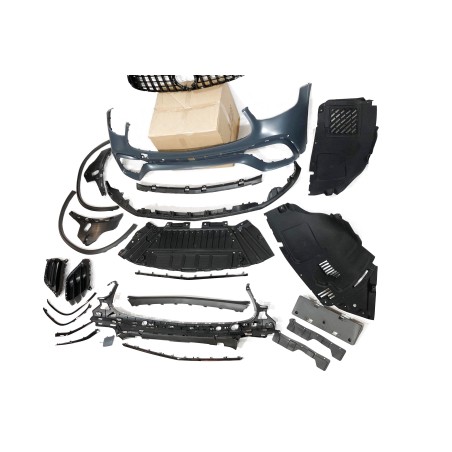 Front Bumper Mercedes X253 / C253 GLC 2020-2022 look AMG GLC63 Black