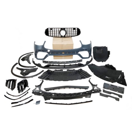 Paraurti Anteriore Mercedes X253 / C253 GLC 2020-2022 look AMG GLC63 Black