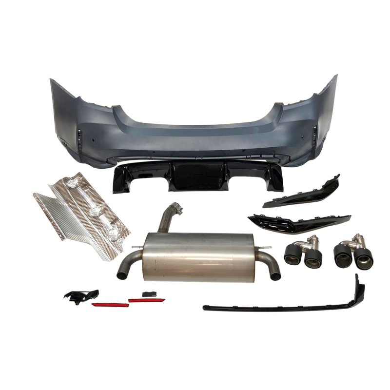 Paraurti Posteriori BMW F30 Look G80, Scarico