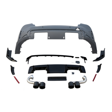 Rear Bumper BMW G20 Look G80 Exhaust