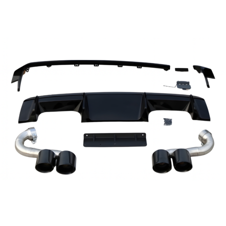 Rear Bumper BMW G20 Look G80 Exhaust