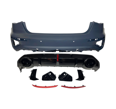 Paragolpes Trasero Audi A3 Sportback 2019-2024 Look RS3 Led