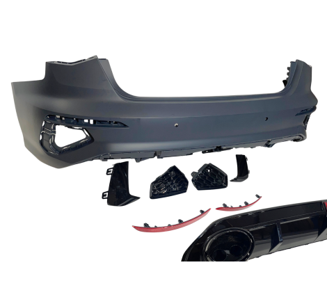 Paraurti Posteriore Audi A3 Sportback 2019-2024 Look RS3 Led