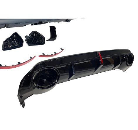 Paraurti Posteriore Audi A3 Sportback 2019-2024 Look RS3 Led