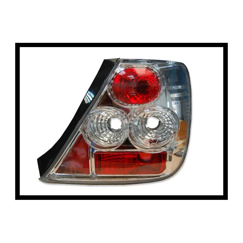 Set Of Rear Tail Lights Honda Civic 2000 3Door Chromed Bimar Tuning