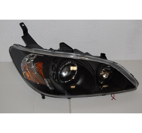 Fari Angel Eyes Honda Civic '04 4P. Nero