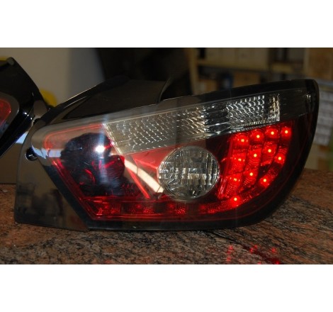 Pilotos Traseros Seat Ibiza '08 3P Led Smoked
