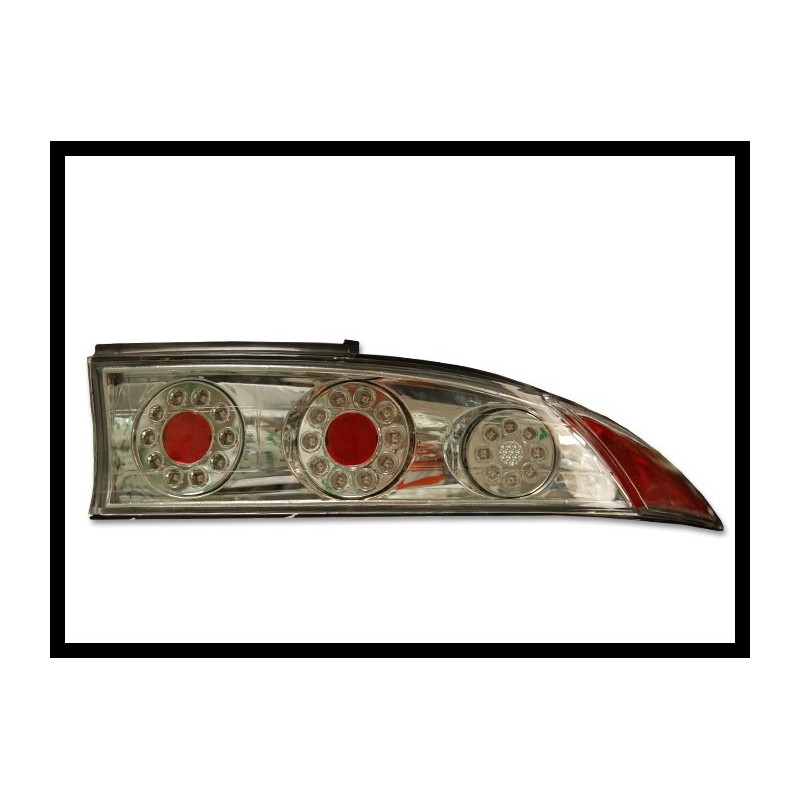 Set Of Rear Tail Lights Mitsubishi Eclipse 1995 Led Chromed