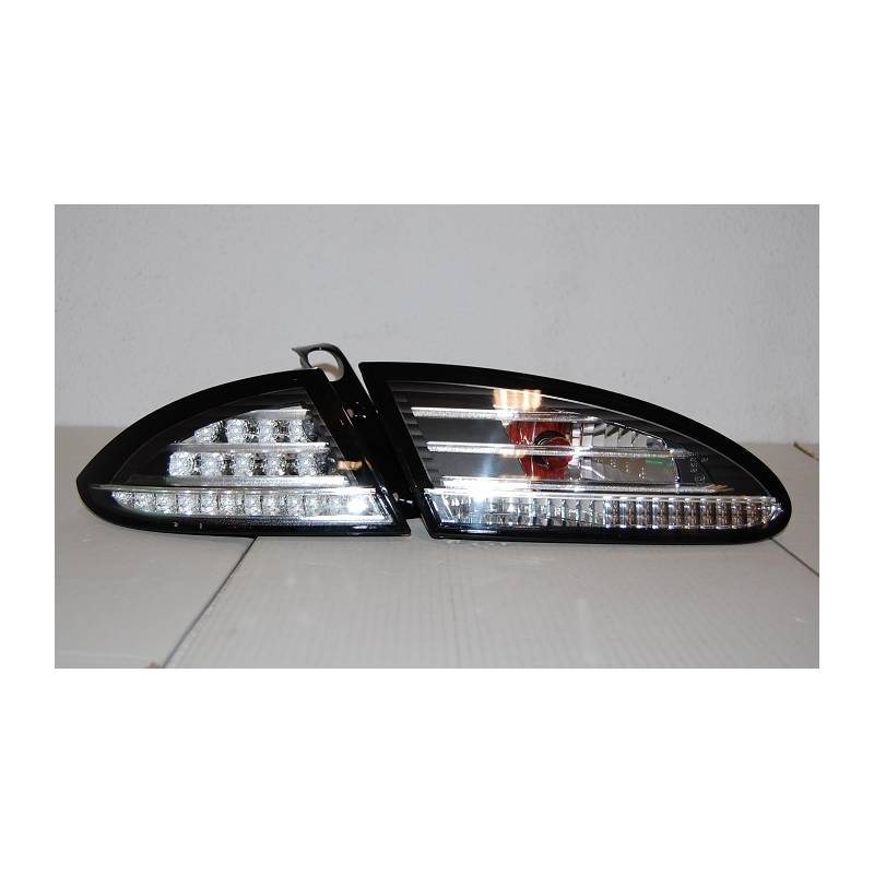 Set Of Rear Tail Lights Seat Leon 20052008 Led Black/Chrome Bimar Tuning Set Of Rear Tail Lights Seat Leon 20052008 Led Black/Chrome Bimar Tuning