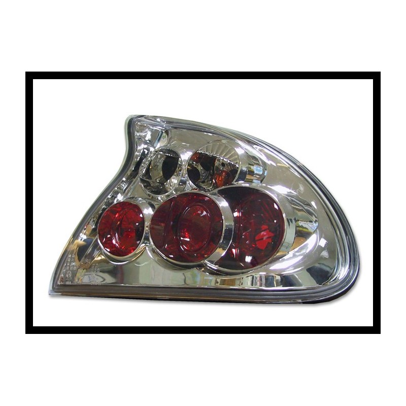 Set Of Rear Tail Lights Opel Tigra Lexus Chromed