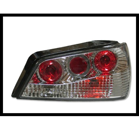 Set Of Rear Tail Lights Peugeot 306 1993-1997, Lexus Chromed