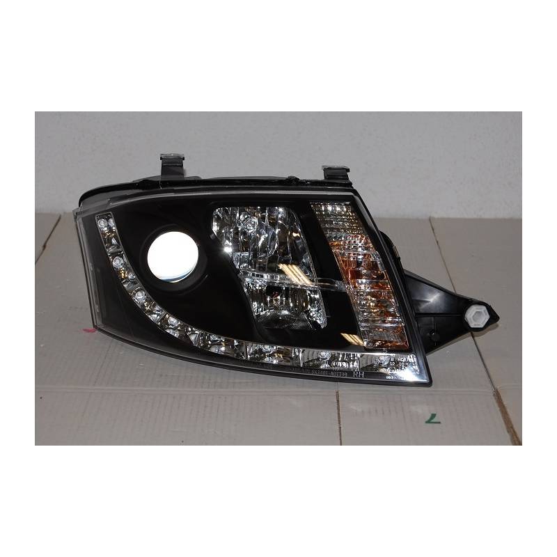 Set Of Headlamps Day Light Audi TT 9805 8N, Black Bimar Tuning