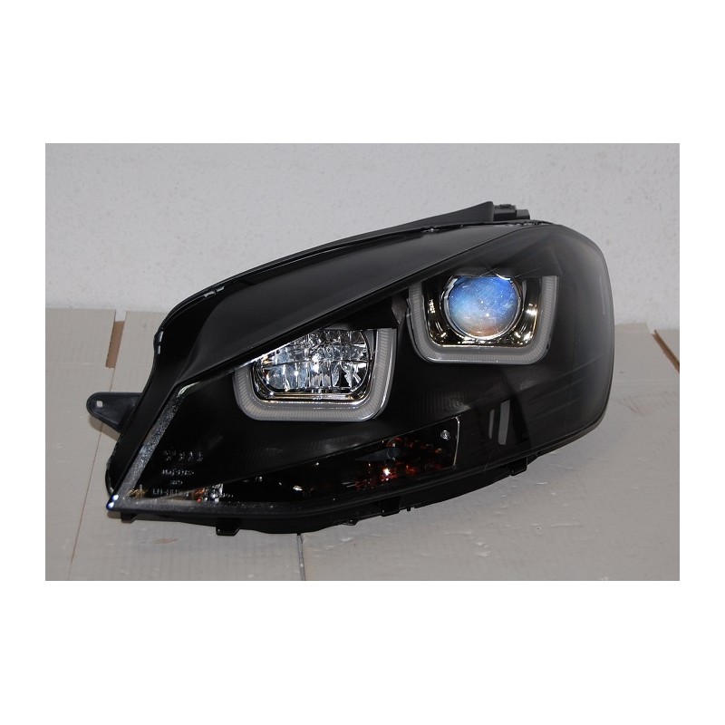 Fanali Day Light Volkswagen Golf 7 Black