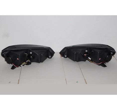 Faros Delanteros Luz De Dia Real Volkswagen Golf 7 Black
