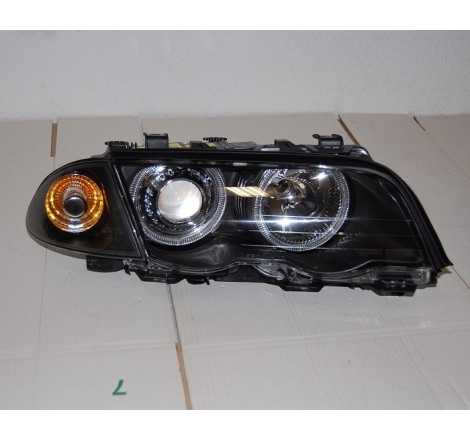 Faros Delanteros BMW E46 '98-'01 Black 4P
