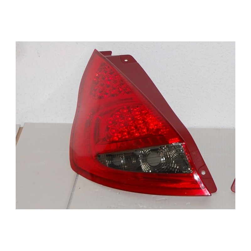 Set Of Rear Tail Lights Ford Fiesta 2009, Led Red