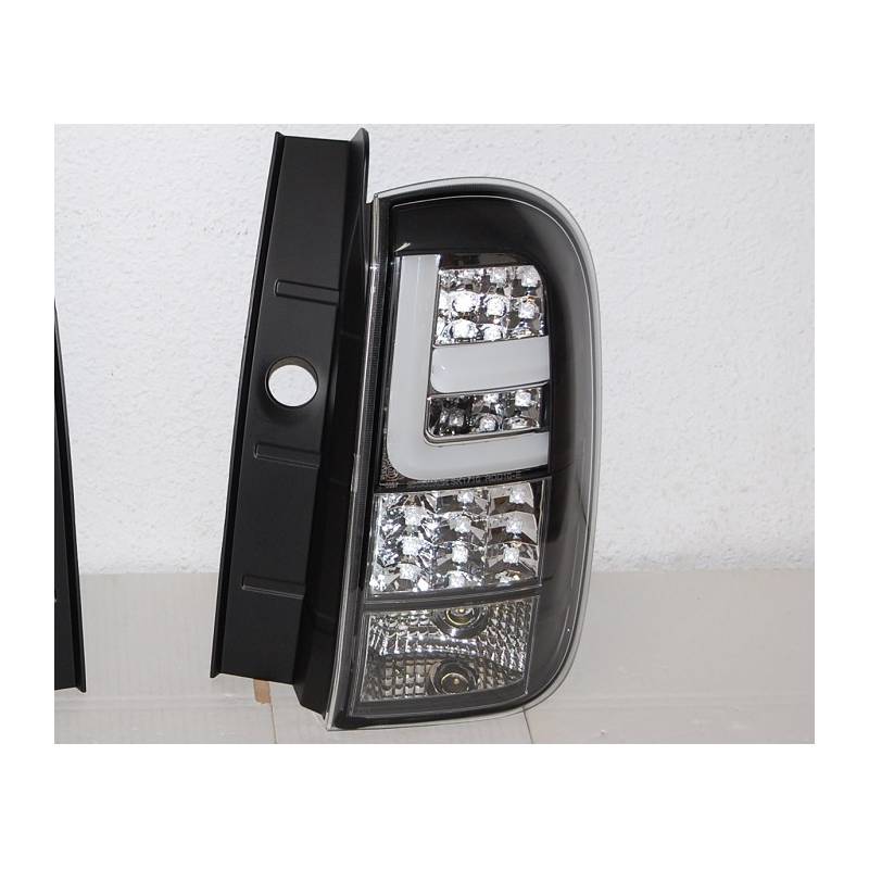 Set Of Rear Tail Lights Dacia Duster ´10 Black Led Cardna Bimar Tuning