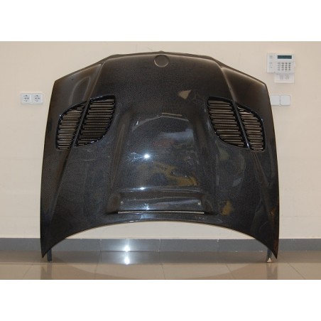 Cofano Carbonio BMW E46 '02-06 4P. Look M3 GTR C/T