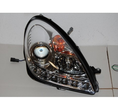Faros Delanteros Mercedes SLK '04-'10 R171 Luz Diurna