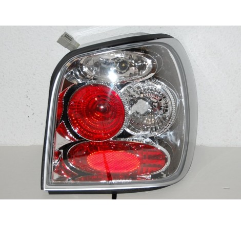 Set Of Rear Tail Lights Volkswagen Polo 1999-2001 Lexus Chromed