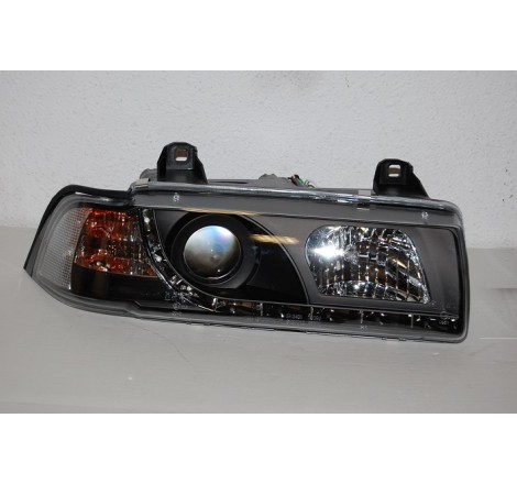 Faros Delanteros Luz De Dia BMW E36 '92 4P. Black