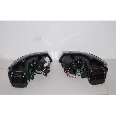 Faros Delanteros Luz De Dia Volkswagen Polo '10, Black
